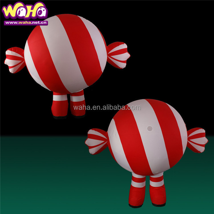 Pretty Inflatable Sweet Candy costume for Party Event Decoration