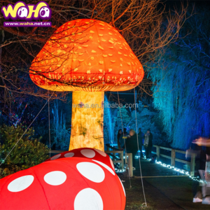 giant inflatable mushroom light bulb mushroom decoration party entrance decoration