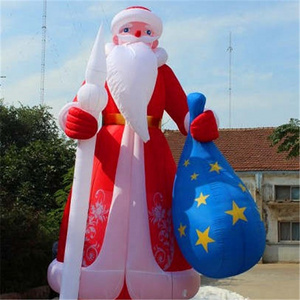 Wholesale christmas decoration inflatable air-blown inflatable christmas santa claus