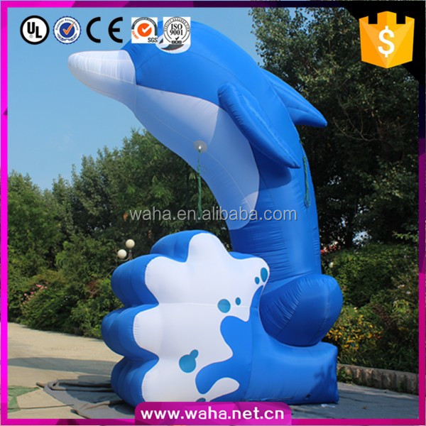 Parade ocean decoration walking Inflatable Dolphin cartoon costume