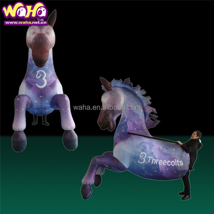 high quality inflatable horse Costume for Promotion