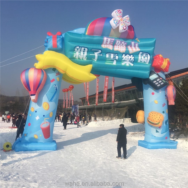 giant advertising inflatable airplane plane