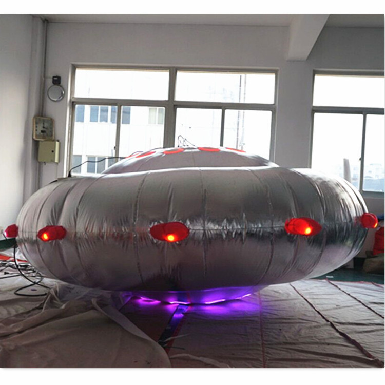 2m inflatable lighting UFO spaceship balloon for sale