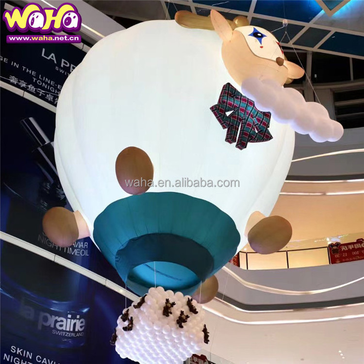 Goat Mascot Shape hot air balloon party prop balloon air filling decoration rc hot air balloon