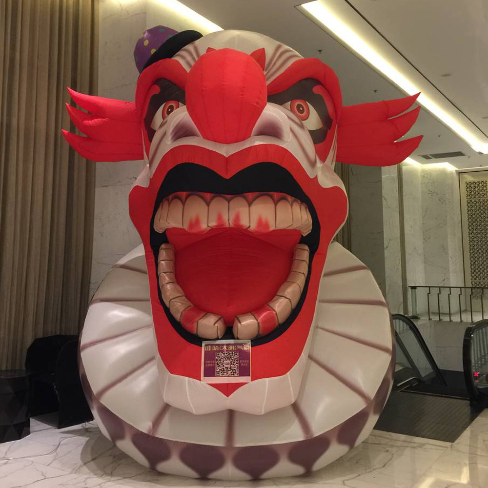 Newly Design Giant Inflatable Halloween Evil Clown Models For Decoration