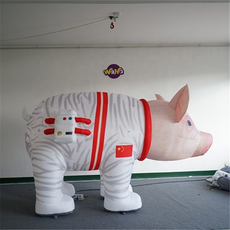 Giant inflatable pig inflatable astronaut pig for advertising