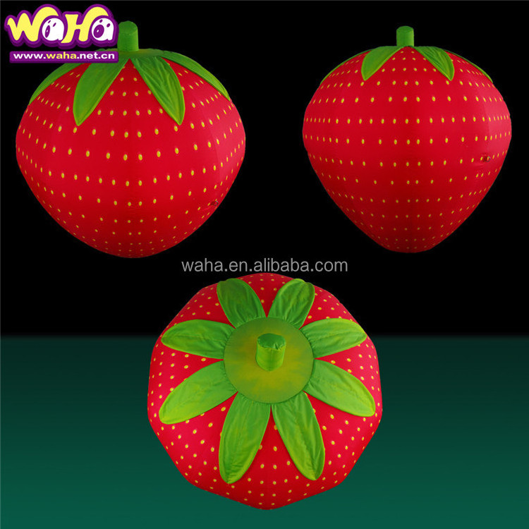 Advertising inflatable fruit balls , giant inflatable raspberries strawberry