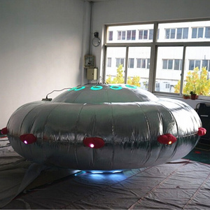 2m inflatable lighting UFO spaceship balloon for sale