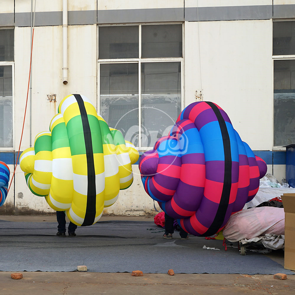 inflatable colored snail shell model inflatable walking costume Carnival parade square amusing character