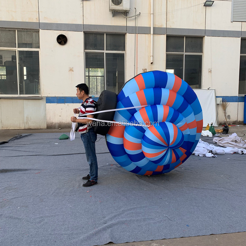 Festival Parade Decoration Inflatable Walking Snail shell Costumes