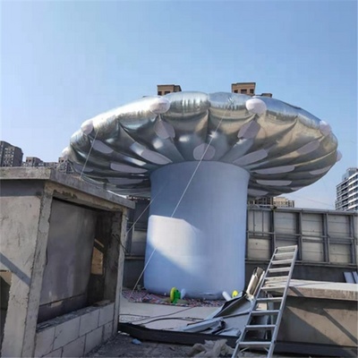 Design inflatable Alien implants led lighting giant inflatable UFO model/inflatable flying UFO for advertising