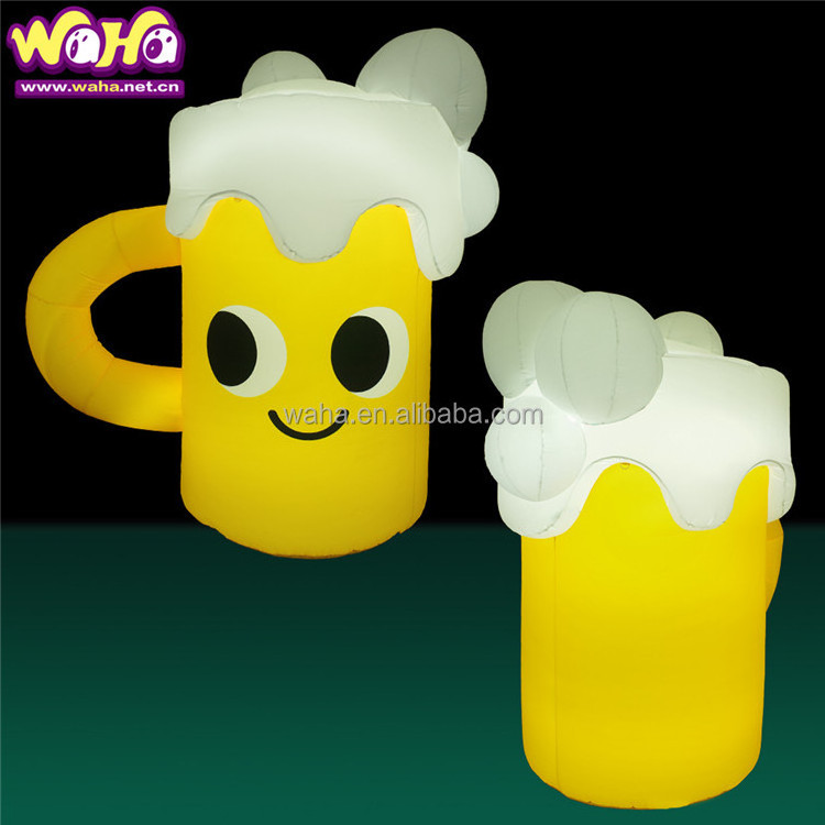 Giant inflatable beer cup , inflatable beer glass mug  for advertising promotion