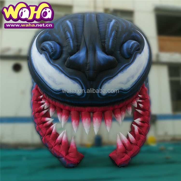 Halloween decoration giant inflatable big eyeballs skull arch attractive inflatable skeleton's hand arch