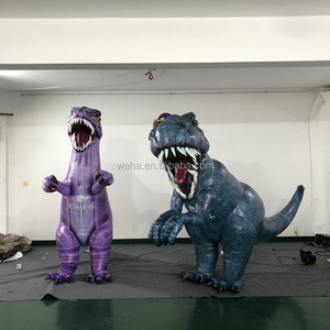 New design event decoration purple dinosaur costume inflatable dinosaur inflatable costume funny dragon costumes for adults