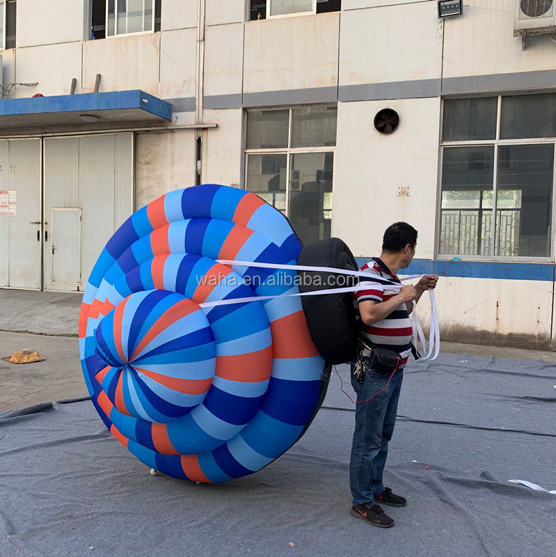 Festival Parade Decoration Inflatable Walking Snail shell Costumes