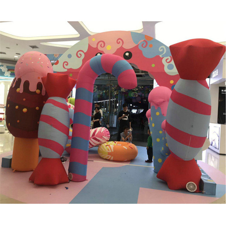 Candy theme inflatable candy for Christmas decoration Indoor