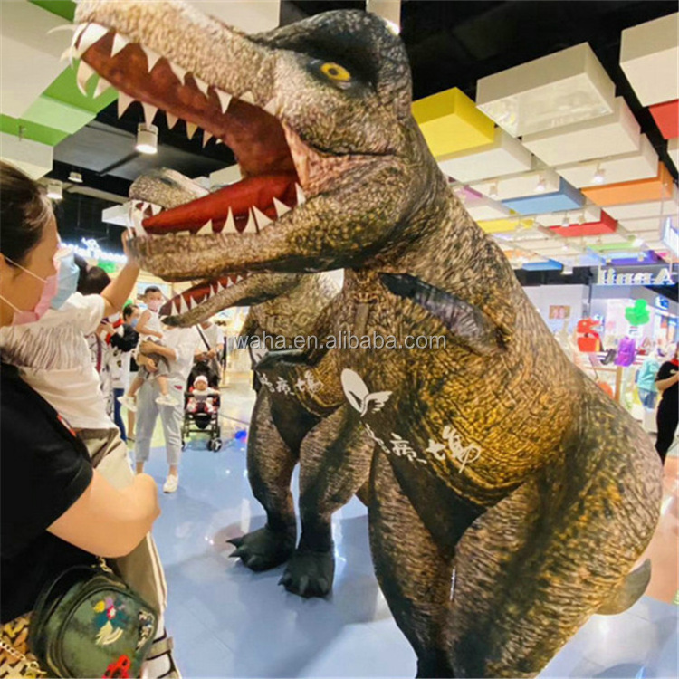 giant inflatable dinosaur costume advertising stage show parade display performance