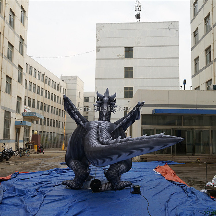 festival parada props moving huge inflatable dragon