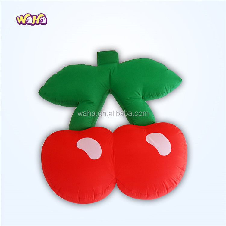 Best sale fruit festival Giant Inflatable Cherry model for Advertising / Artificial Cherry for Event Decoration