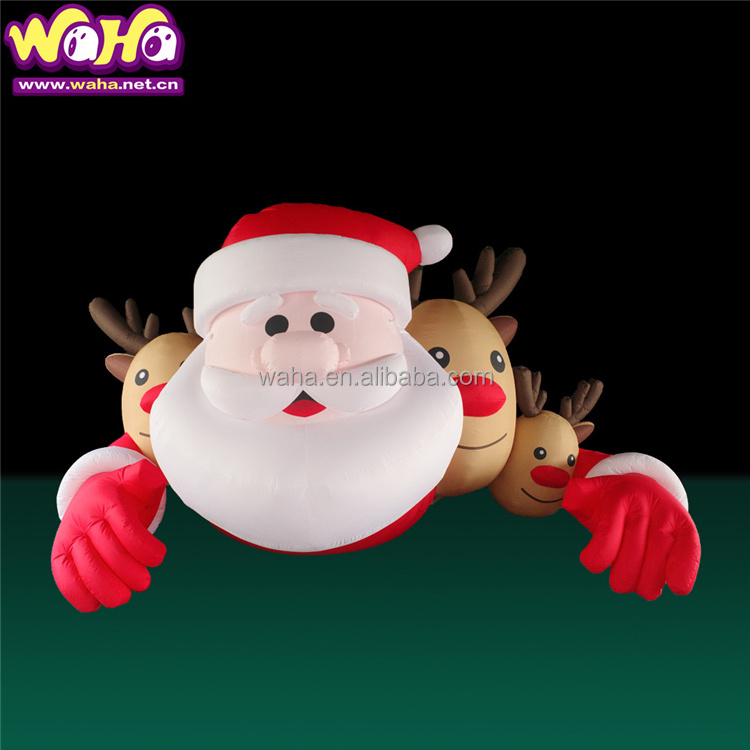 Giant outdoor Christmas Inflatable Rudolph the Red-Nosed Reindeer For Christmas Decoration