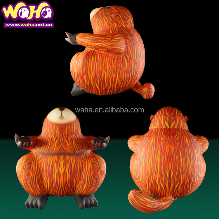 Hot sale giant inflatable groundhog for groundhog day advertising