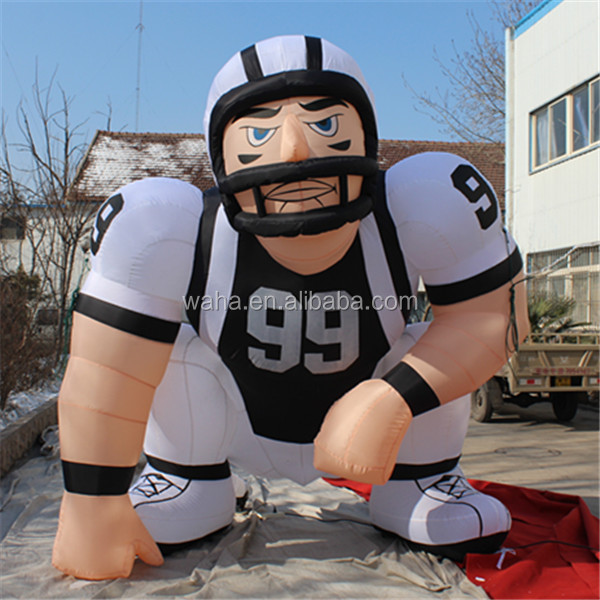 Hot Sale Custom Giant NFL Inflatable Bubba Player For Advertising