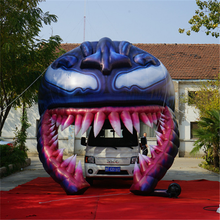 Custom inflatable Halloween ghost arch for outdoor decoration