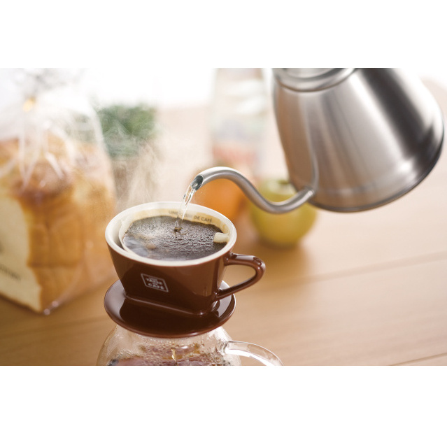 EM-8074 gooseneck coffee kettle pour over coffee kettle stovetop gas kettle 1.0L made in Japan