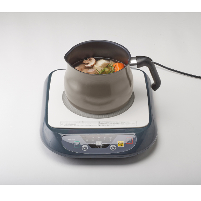 RB-2170 ToMay Dolce IH non-stick all in one cooking pot deep fryer gas noodle pot deep frying pan rice cookers L Gray Japandi