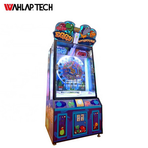 indoor happy bouncing ball coin operated lottery ticket game machine