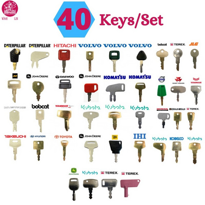 Famous 40 Keys Volvo Loader Key Ignition Switch with Key