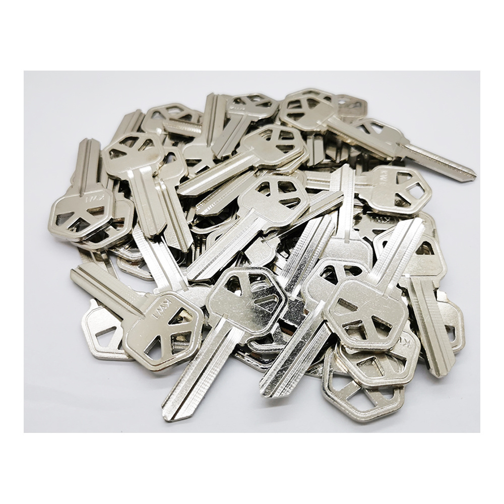 KW1 Nickel Key Blank - House Blank Keys with OEM Logo Customization for Distribution Factory Price Blanks