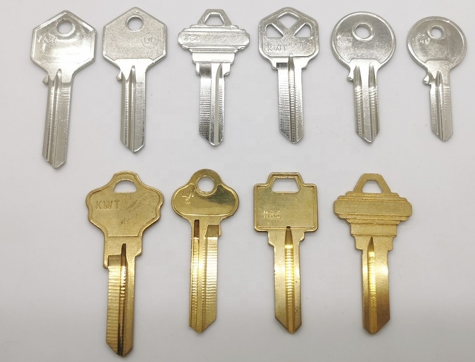 Universal Brass Key Blanks UL050, KW1,SC1 Key, LW5, Y4, VR1,Locksmith Key OEM Engraving support