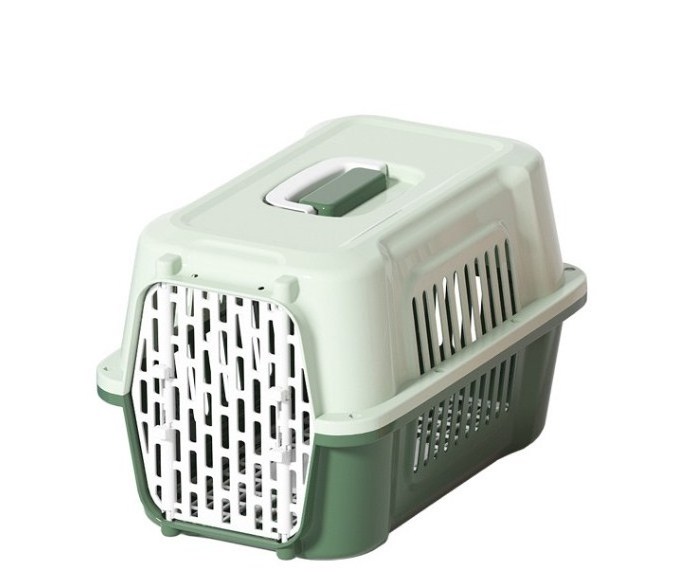 Airline Approved Portable Plastic Large Air Travel Kennel  Pet Dog Cat Carrier Crate Cage