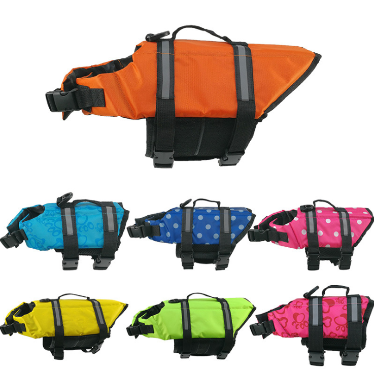 Dog Life Vest Multiple Colors Life Jacket For Dog Pet Jacket Dog Vest For Swimming Life Vest