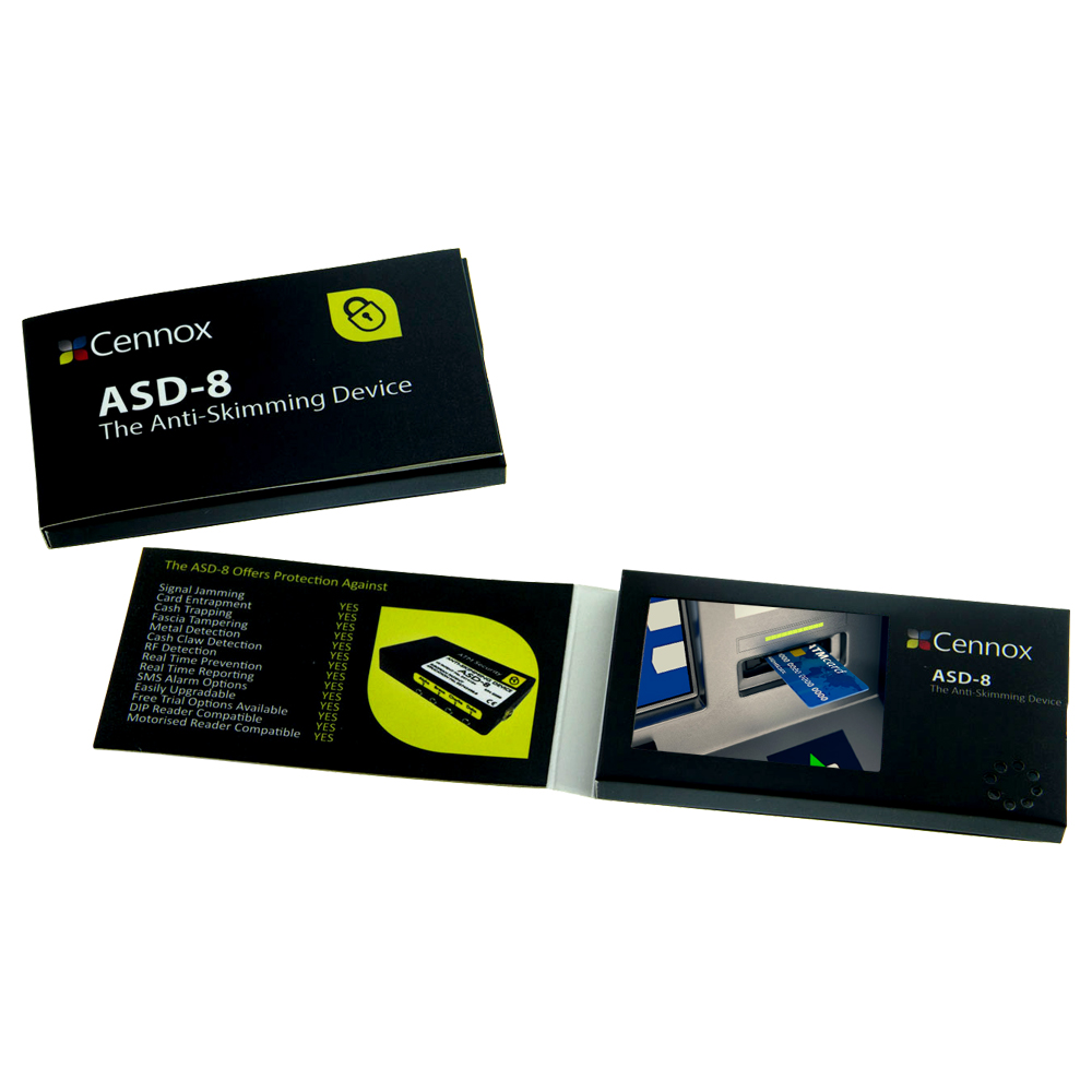 2.4 Inch LCD Display Blank Video Name Business Card Media Digital Mini Brochure for Gift Marketing