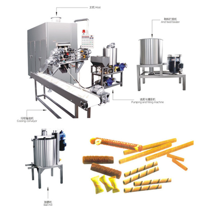 Egg roll making machine fully automatic wafer stick machine