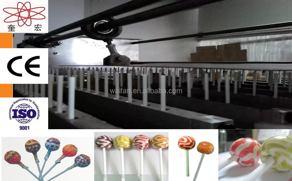 Shanghai Kuihong CE Proved Manufacturer Low Price Automatic Lollipop Candy Making Machine