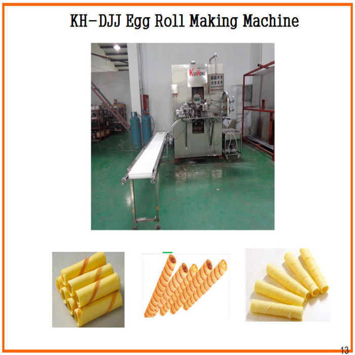 Egg roll making machine fully automatic wafer stick machine