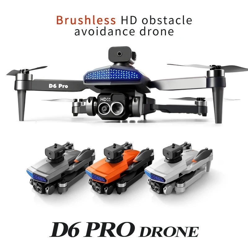 Waillynice D6pro Obstacle Avoidance Drone Brushless Motor Aerial Photography Remote Control Aircraft Four Axis Drone Drone