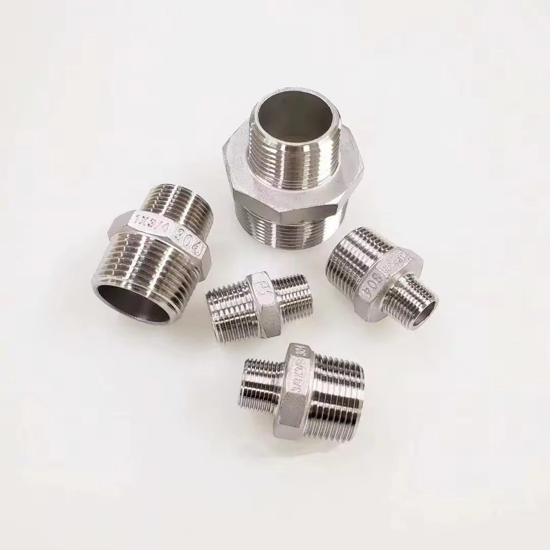 Factory Directly Supply Good Price swivel joint pipe fittings Silver Stainless steel pipe fitting joint