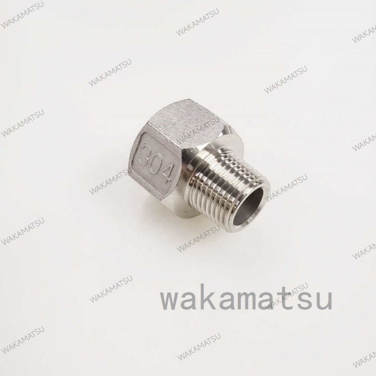 WAKAMATSU  Customizable adaptor  reducingadaptor internal NPT threaded adapter Stainless steel Hexagon pipe joint