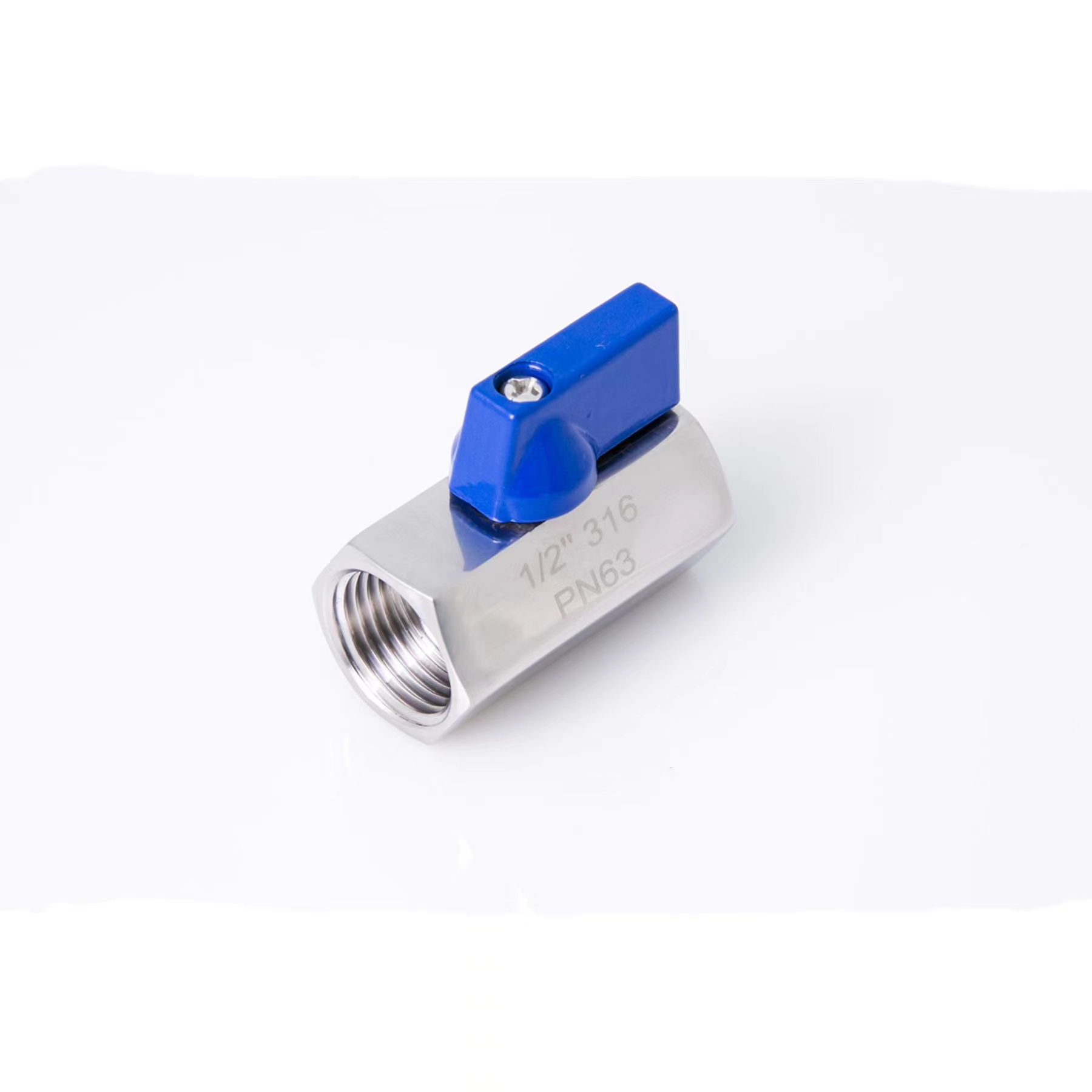 SS304 SS306 Stainless Steel 1/4 3/8 NPT BSPT Mini Air Gas oil water Ball Valve Male Female Threaded  Mini Ball Valve