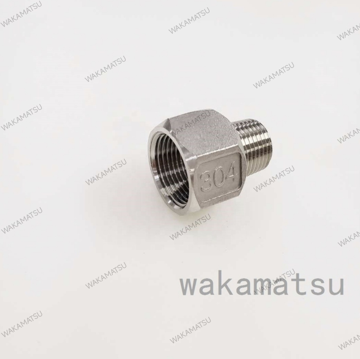 WAKAMATSU  Customizable adaptor  reducingadaptor internal NPT threaded adapter Stainless steel Hexagon pipe joint