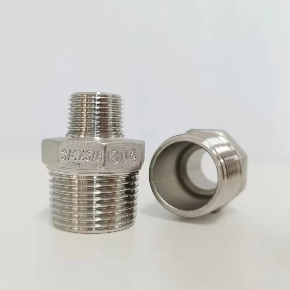 Factory Directly Supply Good Price swivel joint pipe fittings Silver Stainless steel pipe fitting joint