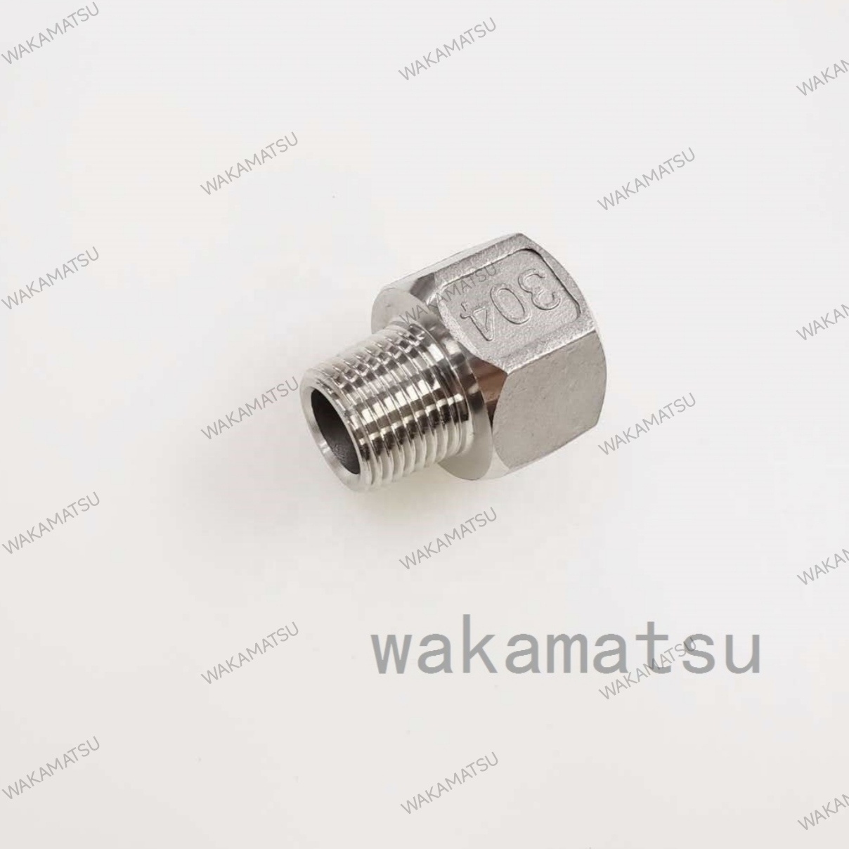 WAKAMATSU  Customizable adaptor  reducingadaptor internal NPT threaded adapter Stainless steel Hexagon pipe joint