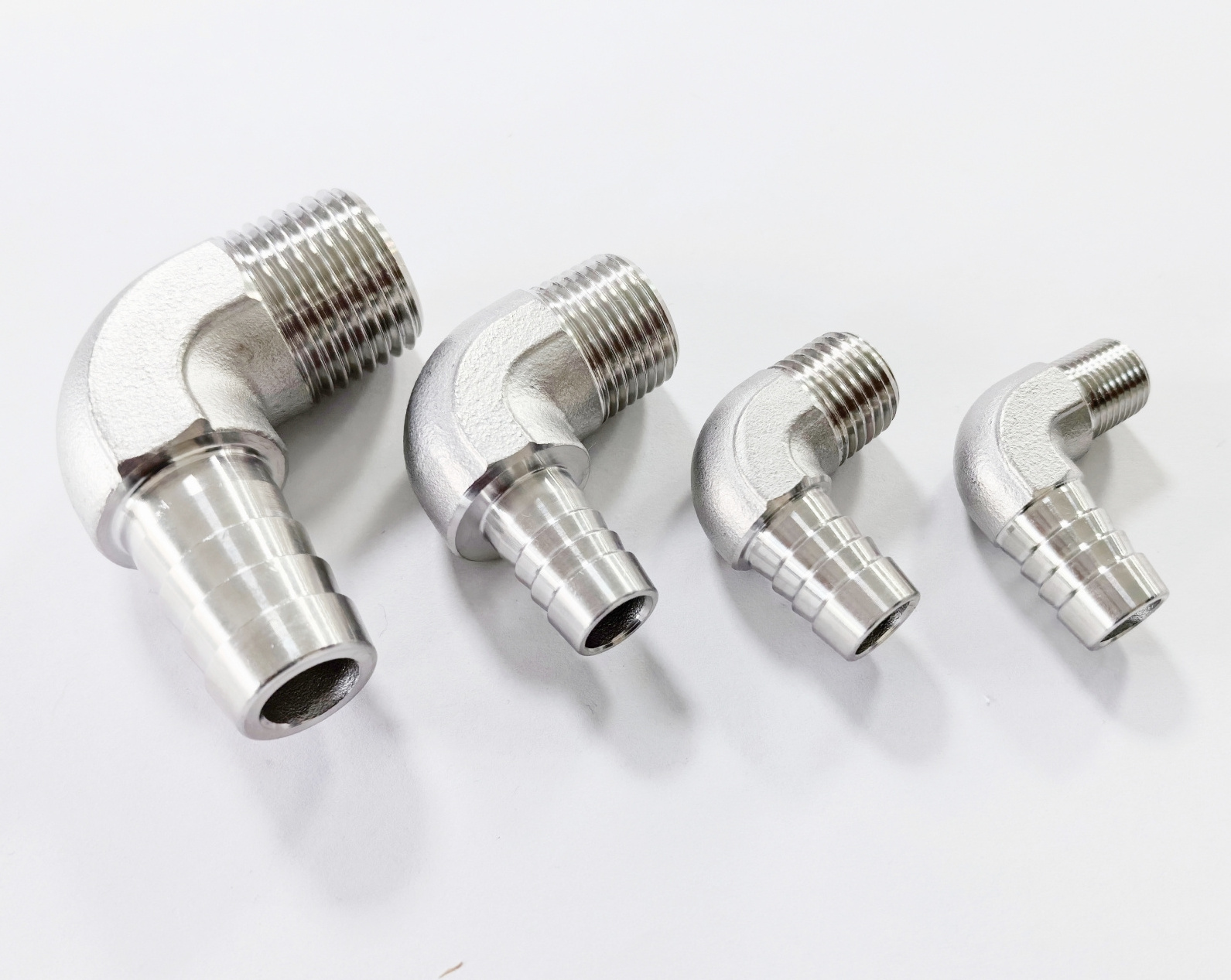 Pipe fittings Female Male 90 Degree Reducing Hose Nipple Type 90 Degree Elbowhose fitting quick connect push fitting