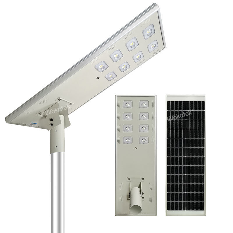 WAKATEK All in one solar light project 60W 80W 100W 120W solar powered outdoor lights