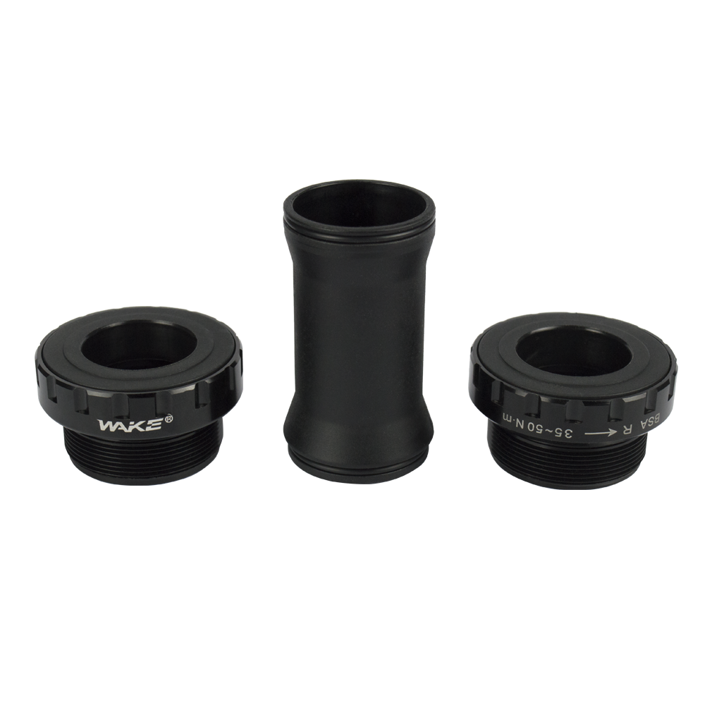 WAKE Bicycle one-piece 68/73mm bottom bracket hollow threaded BB screw-in mountain bike bottom bracket, bicycle bottom bracket