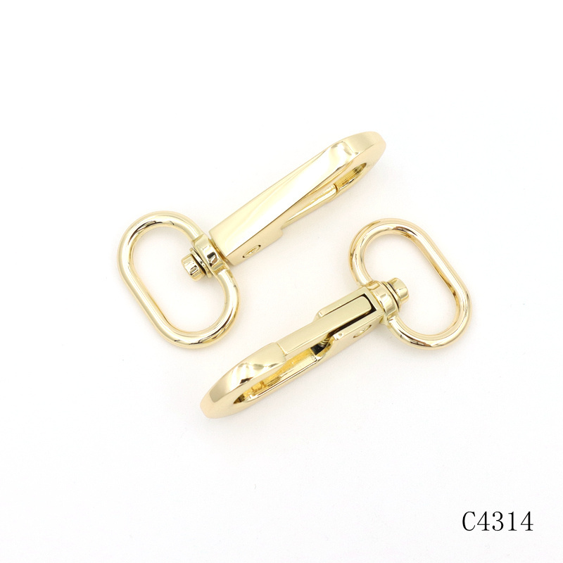 Light Gold Lobster Swivel Clasps 21mm Heavy Duty Swivel Trigger Clips Snap Hooks for Straps Bags Belting Leathercraft